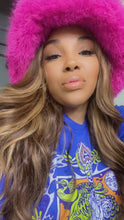 Load image into Gallery viewer, Barbie hot pink fur hat