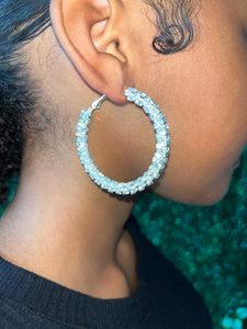 Glacier Hoop earrings